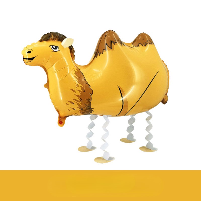 Ground Walking Camel Shaped Foil Balloon