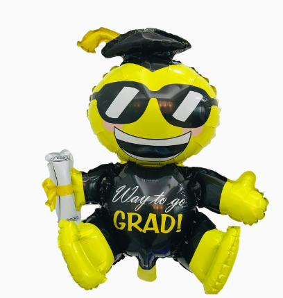Graduation Theme Graduated Doctor with Sunglasses Shaped Foil Balloon