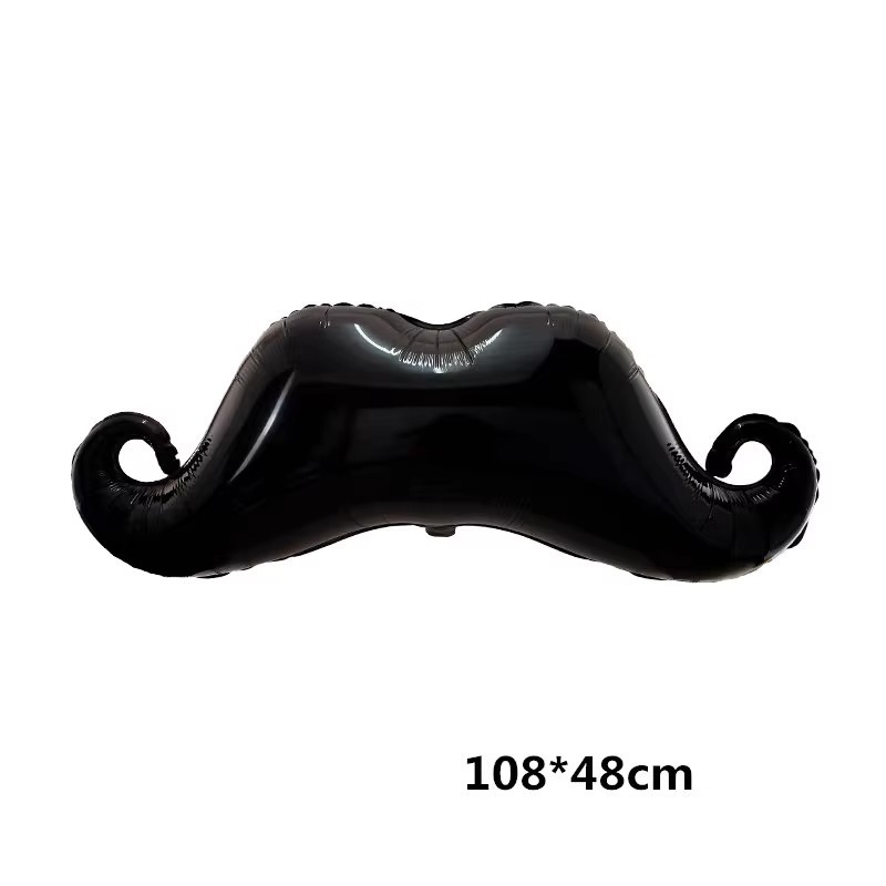 Father's Day Black Beard Shape Balloon