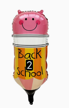 Graduation Theme Pencil Shaped Foil Balloon