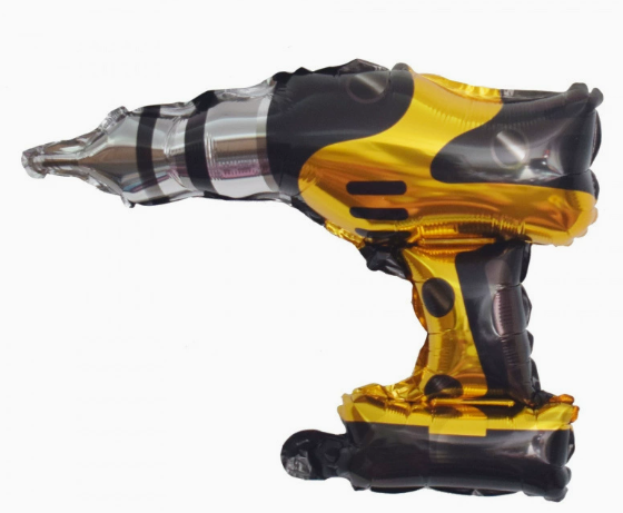 Father's Day Electric Drill Shaped Foil Balloon