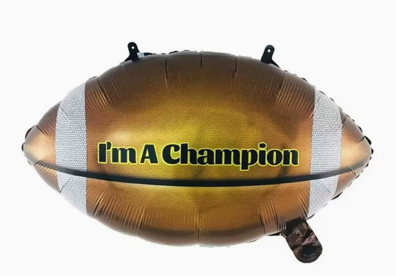 Father's Day Rugby Shaped Foil Balloon