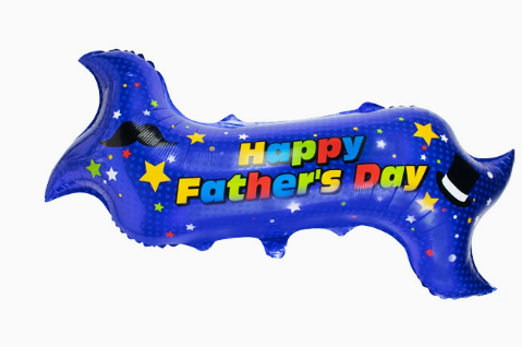 Father's Day Colorful Banner Shaped Foil Balloon