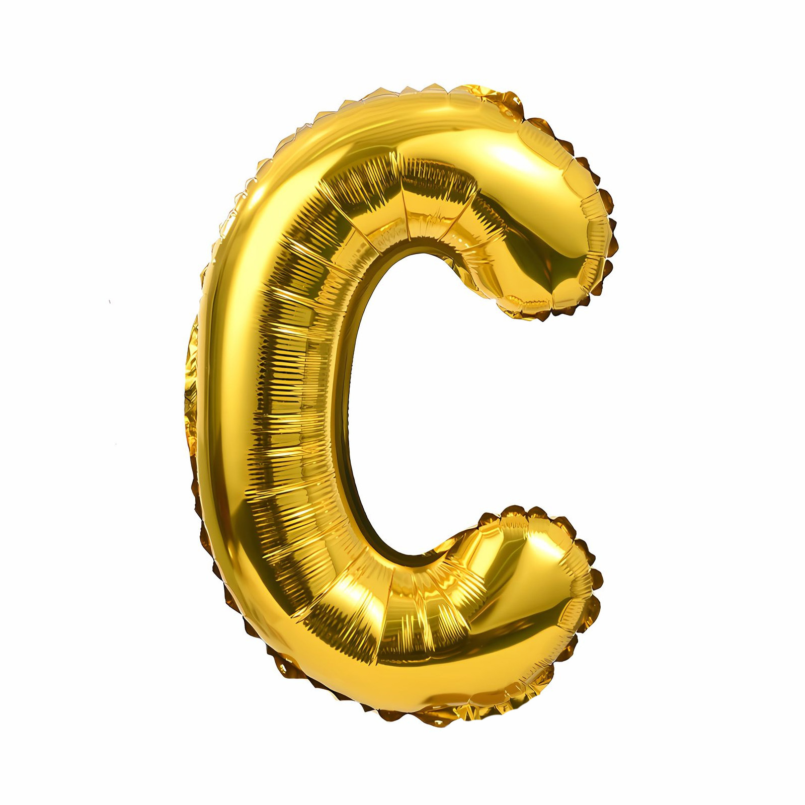 16 inch Gold Letter C Foil Balloon
