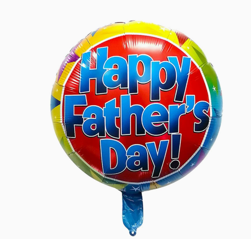 Father's Day Round Ball Shaped Foil Balloon