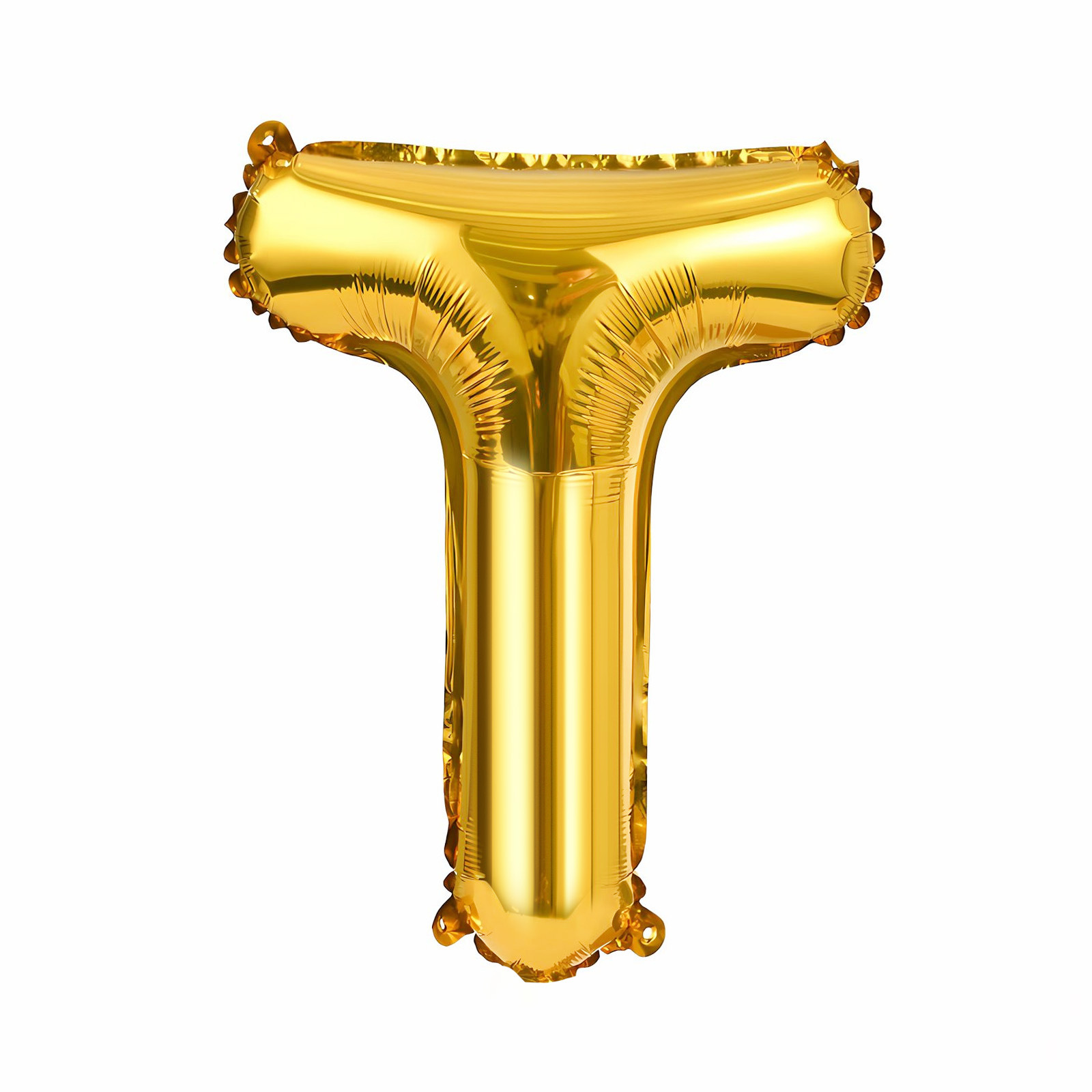 16 inch Gold Letter T Foil Balloon