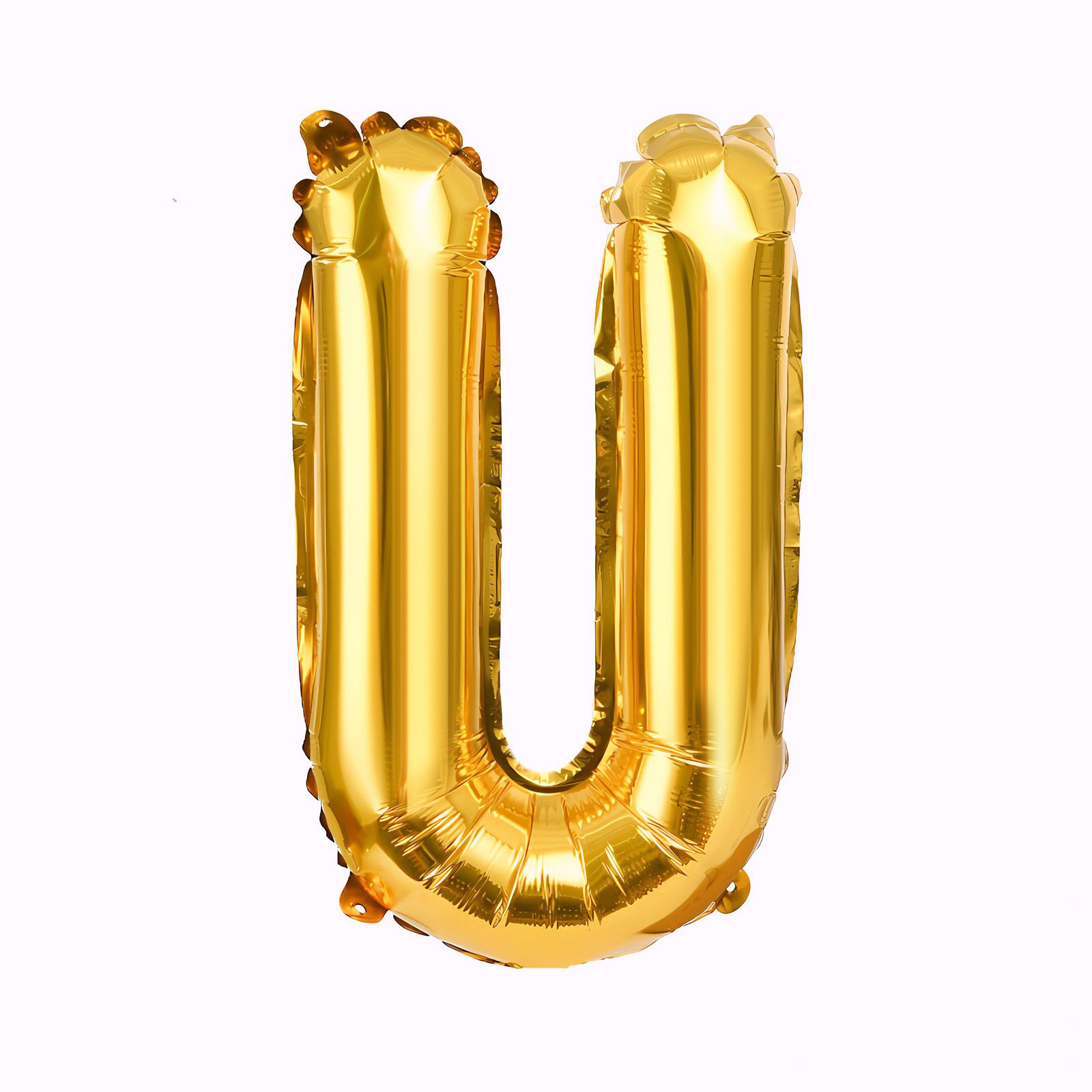 16 inch Gold Letter U Foil Balloon