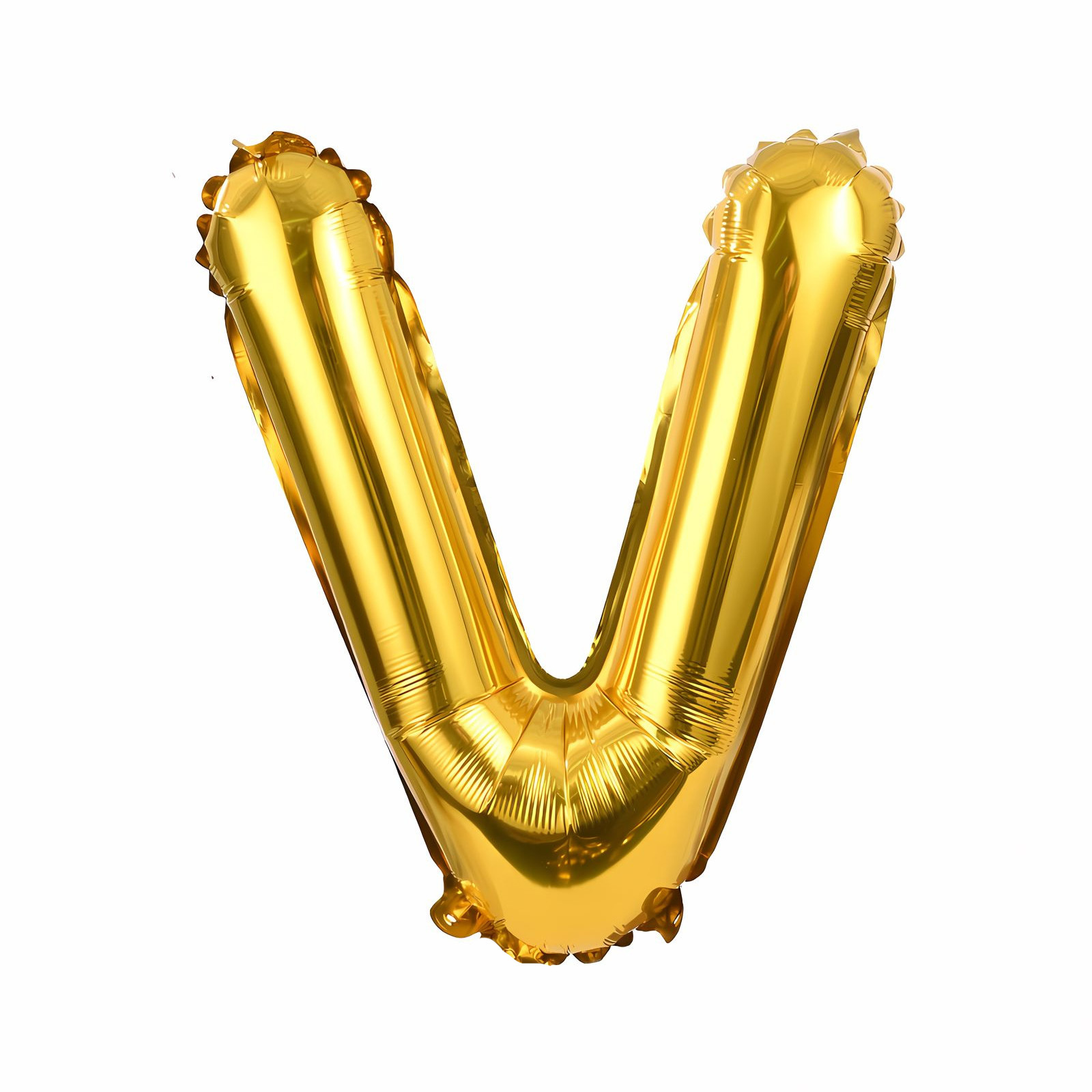16 inch Gold Letter V Foil Balloon