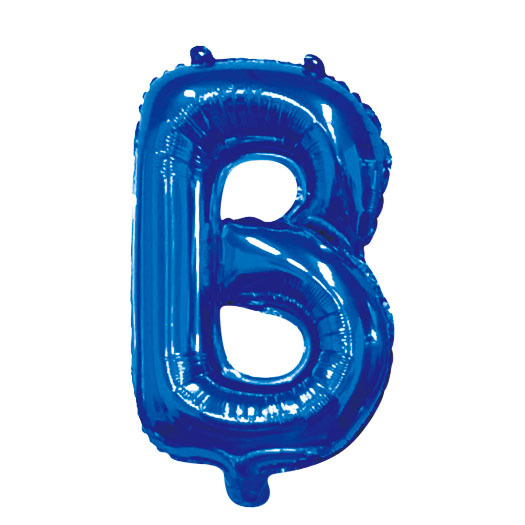 16 inch Blue Letter B Foil Balloon