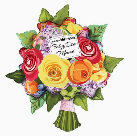Mother‘s Day Theme Bouquet  Shaped Foil Balloon