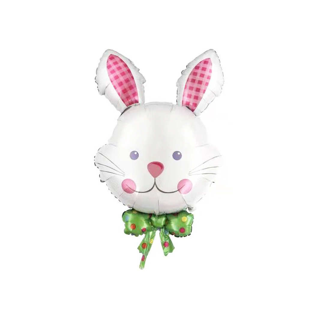 Easter Theme White Bunny Shaped Balloon