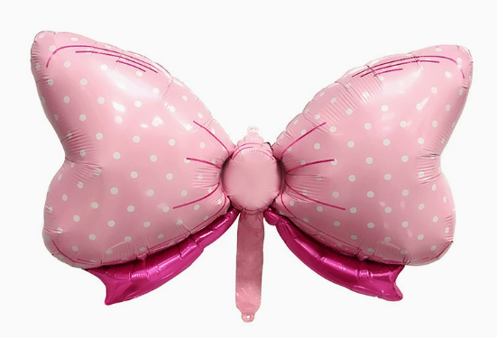 Pink Knot Shaped Foil Balloon