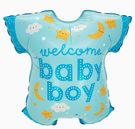 Baby Boy Clothes Shaped Foil Balloon