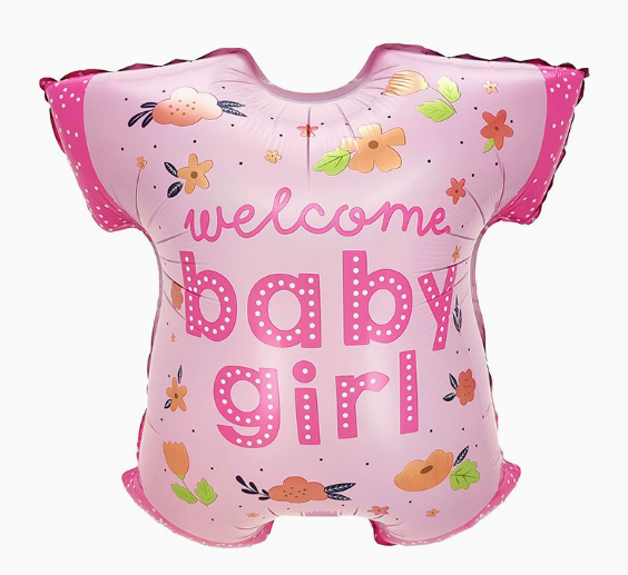 Baby Girl Clothes Shaped Foil Balloon