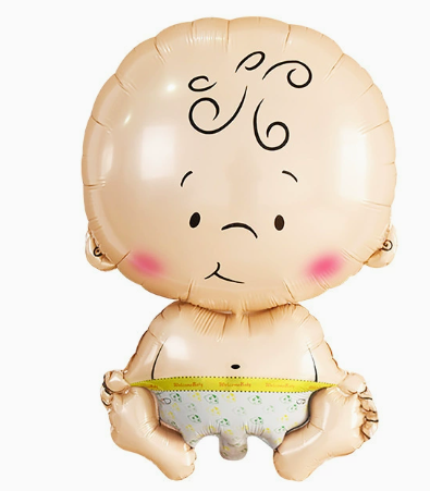 Cute Baby Boy Shaped Foil Balloon