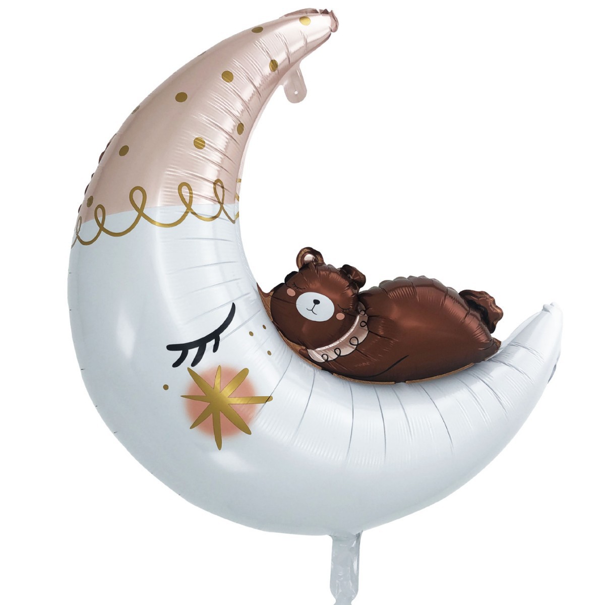 Baby Shower Theme Baby Bear&Moon Shaped Balloon