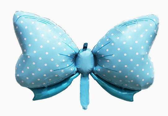 Blue Knot Shaped Foil Balloon
