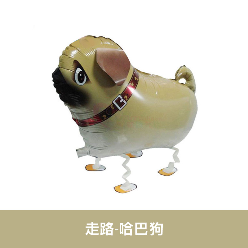 Animal Theme Walking Pug Shaped Balloon