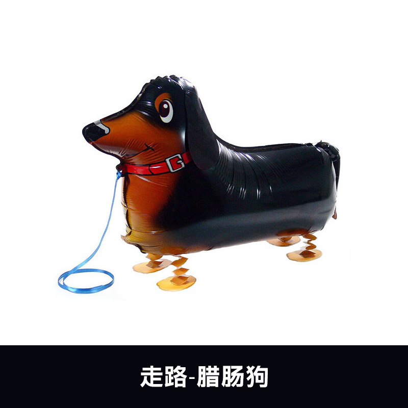 Animal Theme Walking Dachshund Shaped Balloon