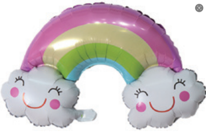 Children Theme Rainbow Cloud Foil Balloon