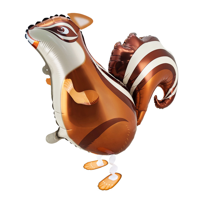Animal Theme Walking Squirrel Shaped Balloon