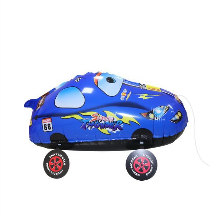 Kids Theme Walking Blue Car Shaped Balloon