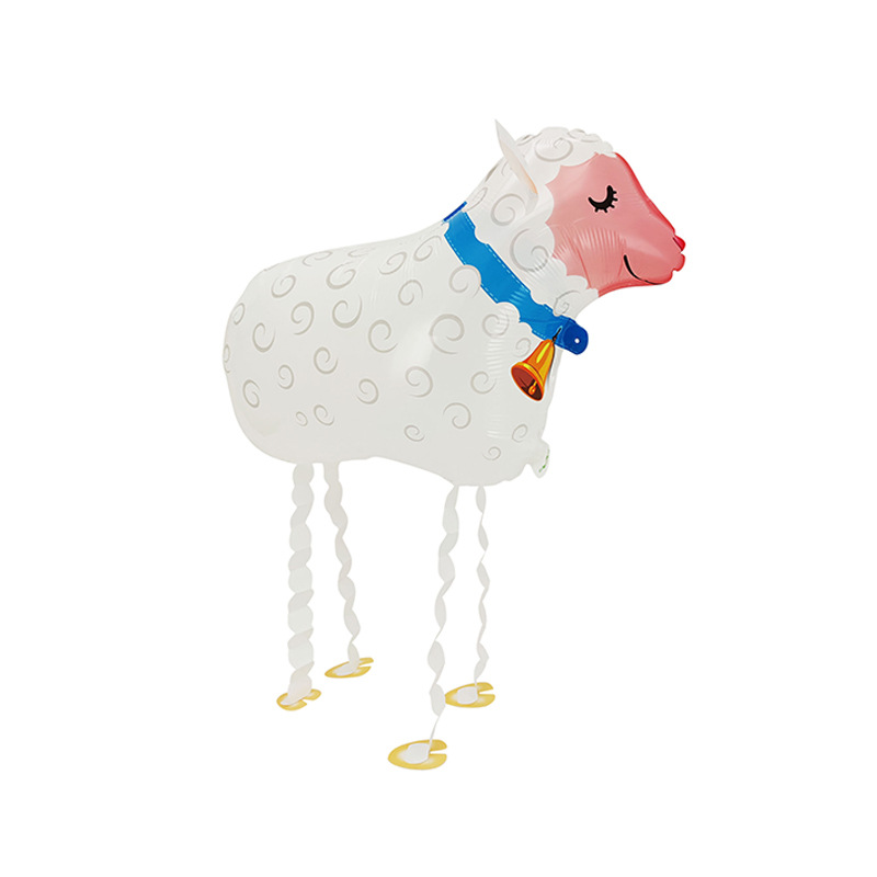 Animal Theme Walking White Antelope Shaped Balloon