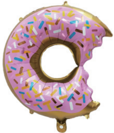 Children Theme Donut Cake Foil Balloon