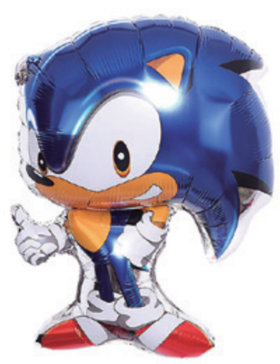Animal Theme Thumb Sonic Shaped Balloon