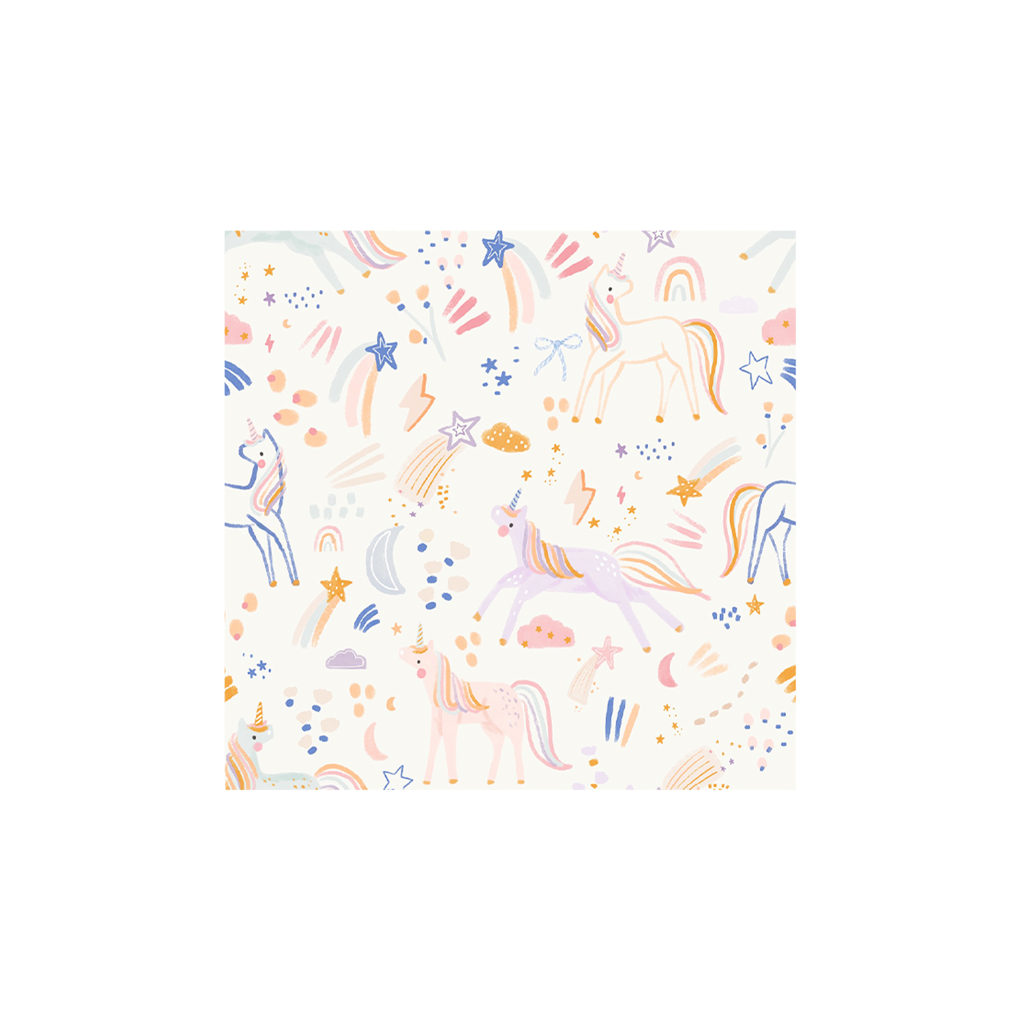Mermaid Theme Beige Napkin