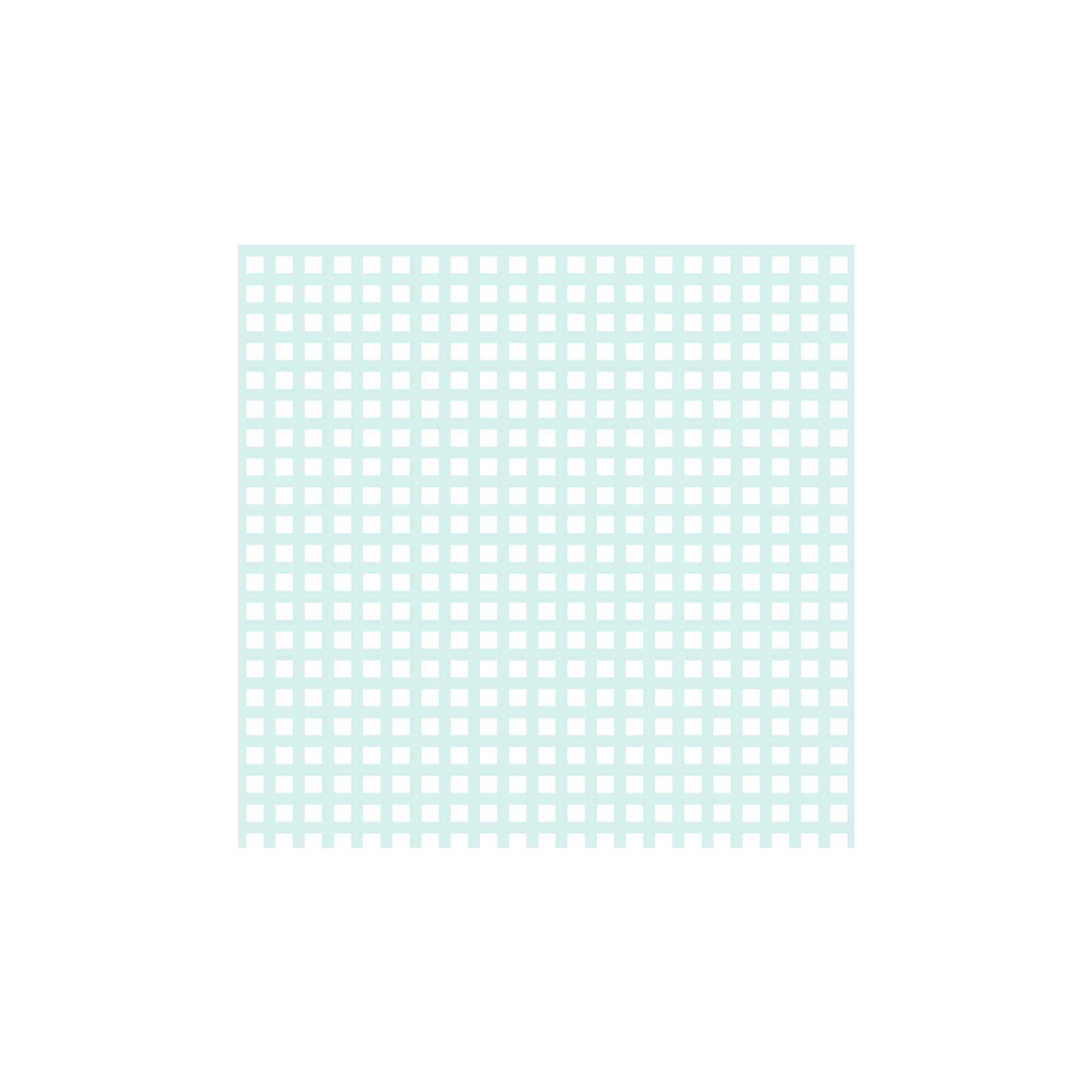 Easter Theme Light Green Grid Napkin