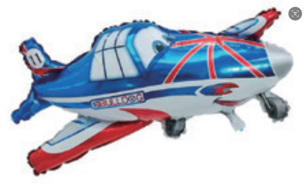 Children Theme Aircraft Foil Balloon