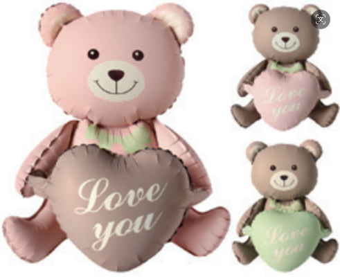 Children Theme Matte bear Balloon