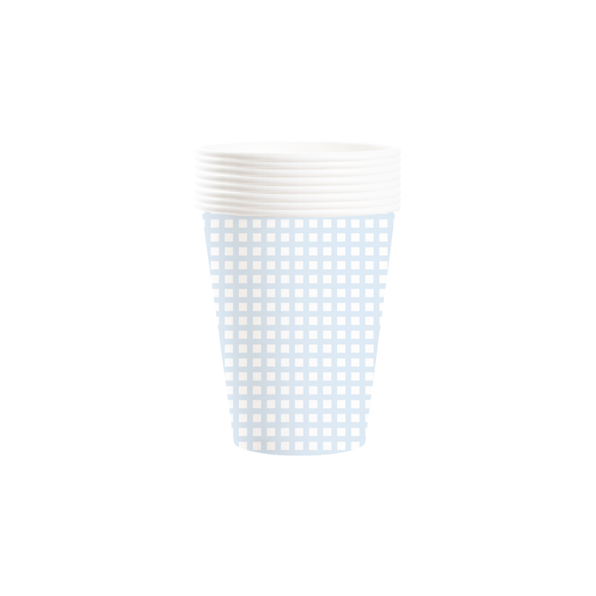 Easter Theme Light Blue Grid Paper Cup
