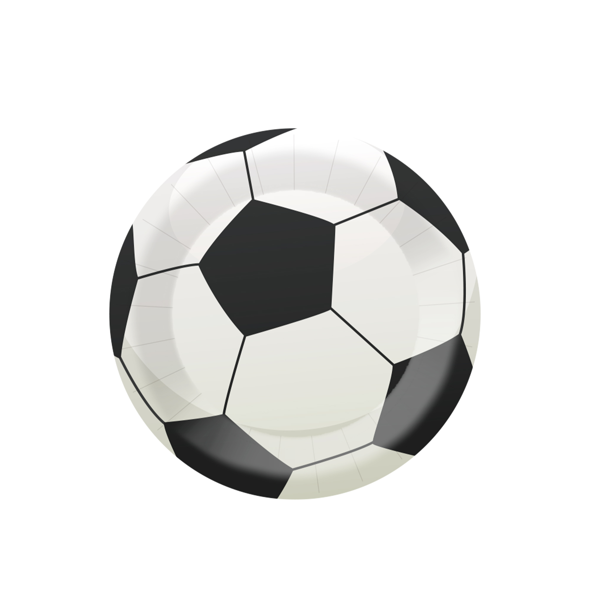 Sport Theme Football Pattern 7 inch Plate