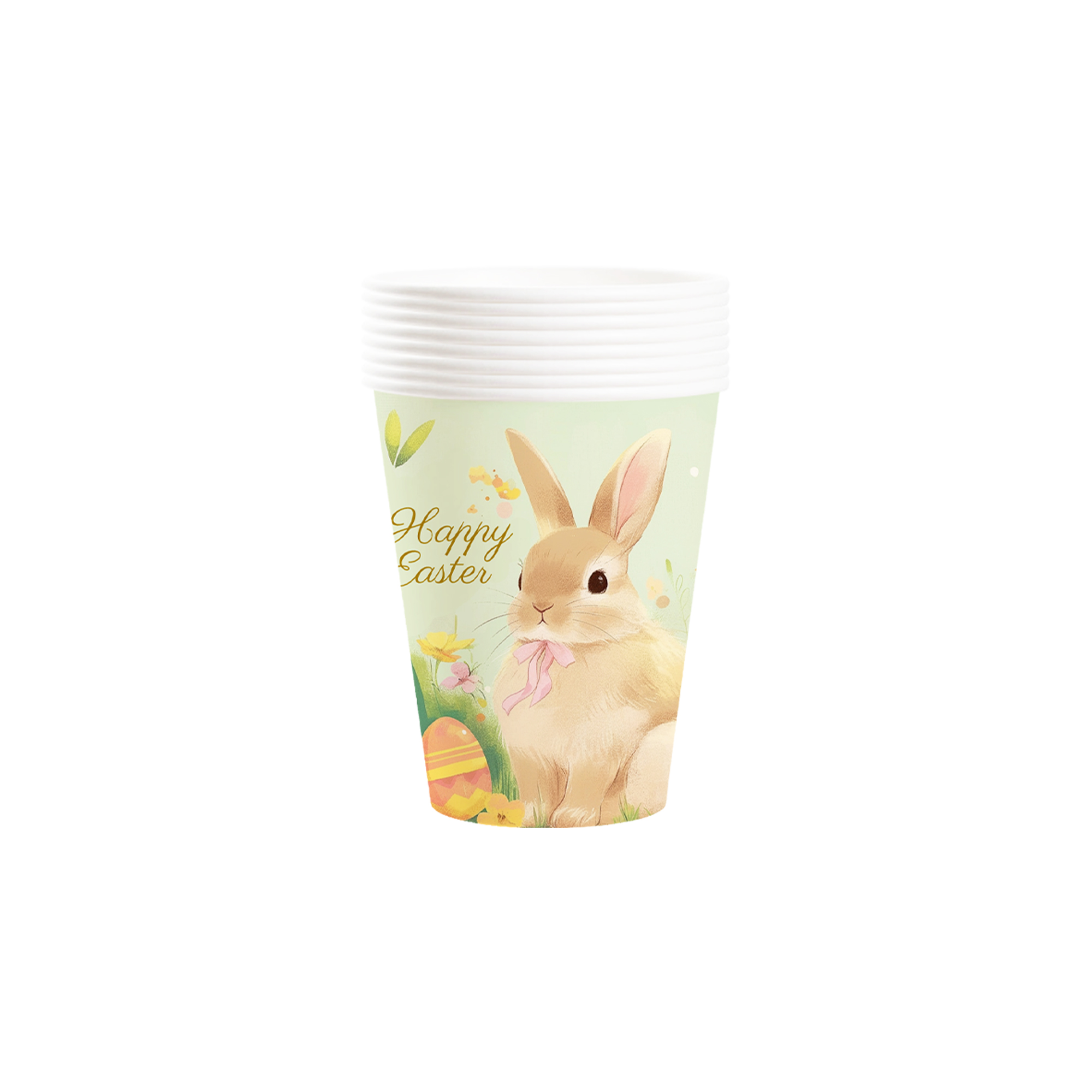 Easter Theme Light Green Paper Cup