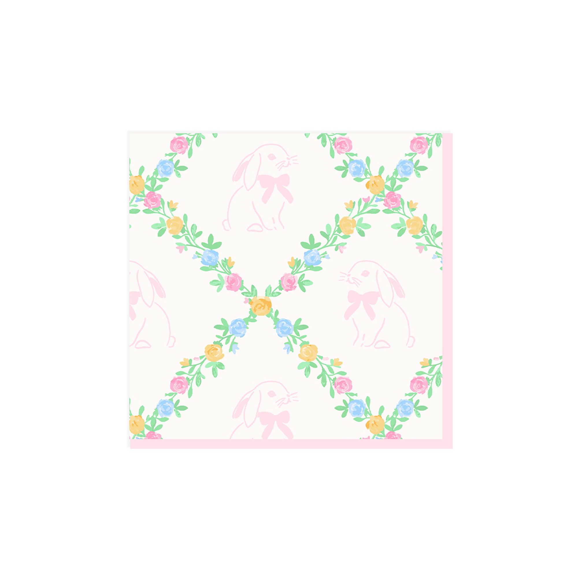 Easter Theme Beige Napkin