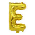 32 inch Gold Letter E Foil Balloon