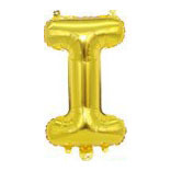 32 inch Gold Letter I Foil Balloon