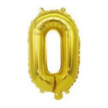 32 inch Gold Letter O Foil Balloon