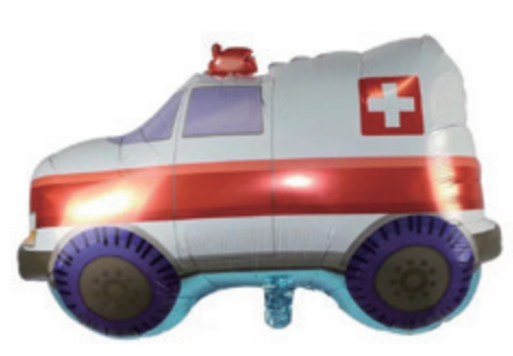 Children Theme Ambulance Foil Balloon