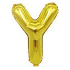32 inch Gold Letter Y Foil Balloon