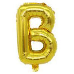 32 inch Gold Letter B Foil Balloon