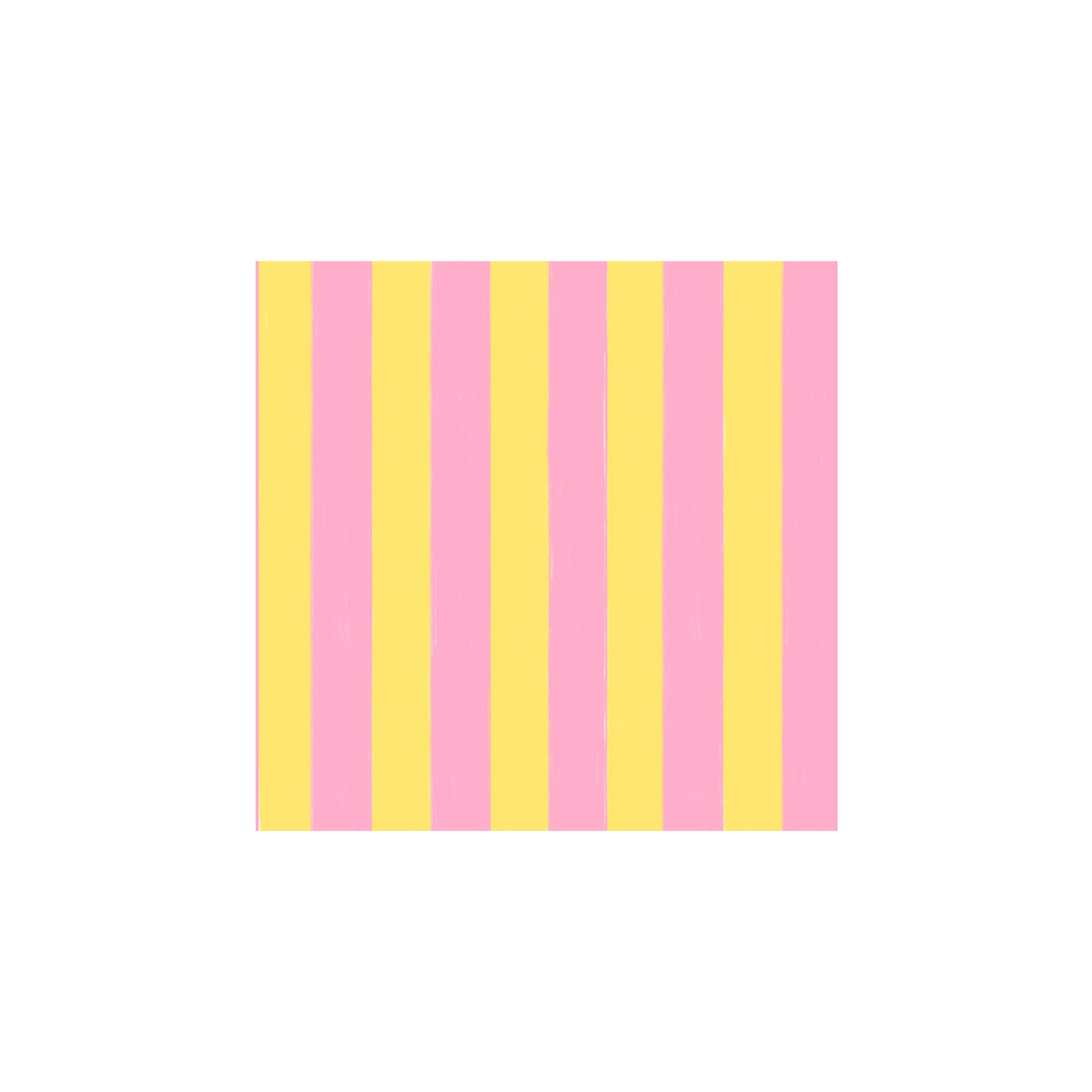 Circus Theme Pink and Yellow Stripe Napkin