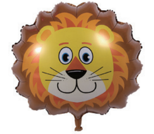 Children Theme Lion Foil Balloon