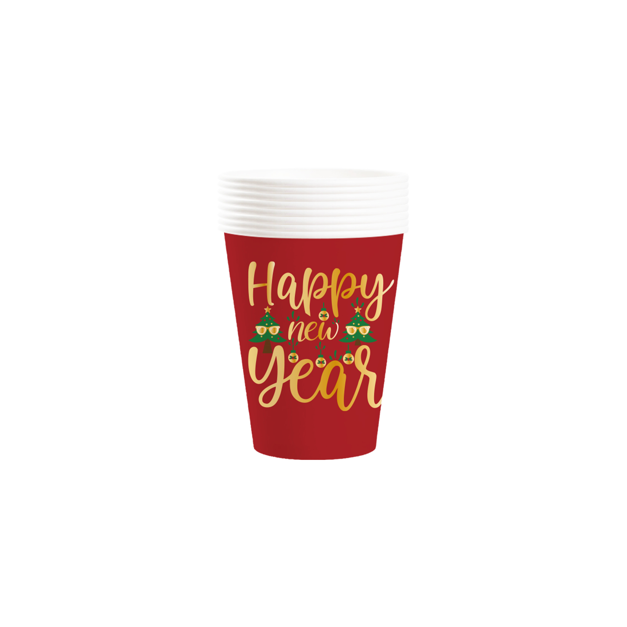 Christmas Theme Red Background Christmas Letters 9oz Cup
