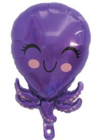 Children Theme Octopus Foil Balloon