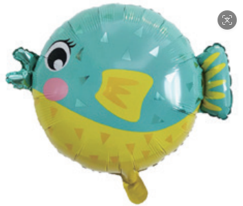 Children Theme Bighead Carp Foil Balloon