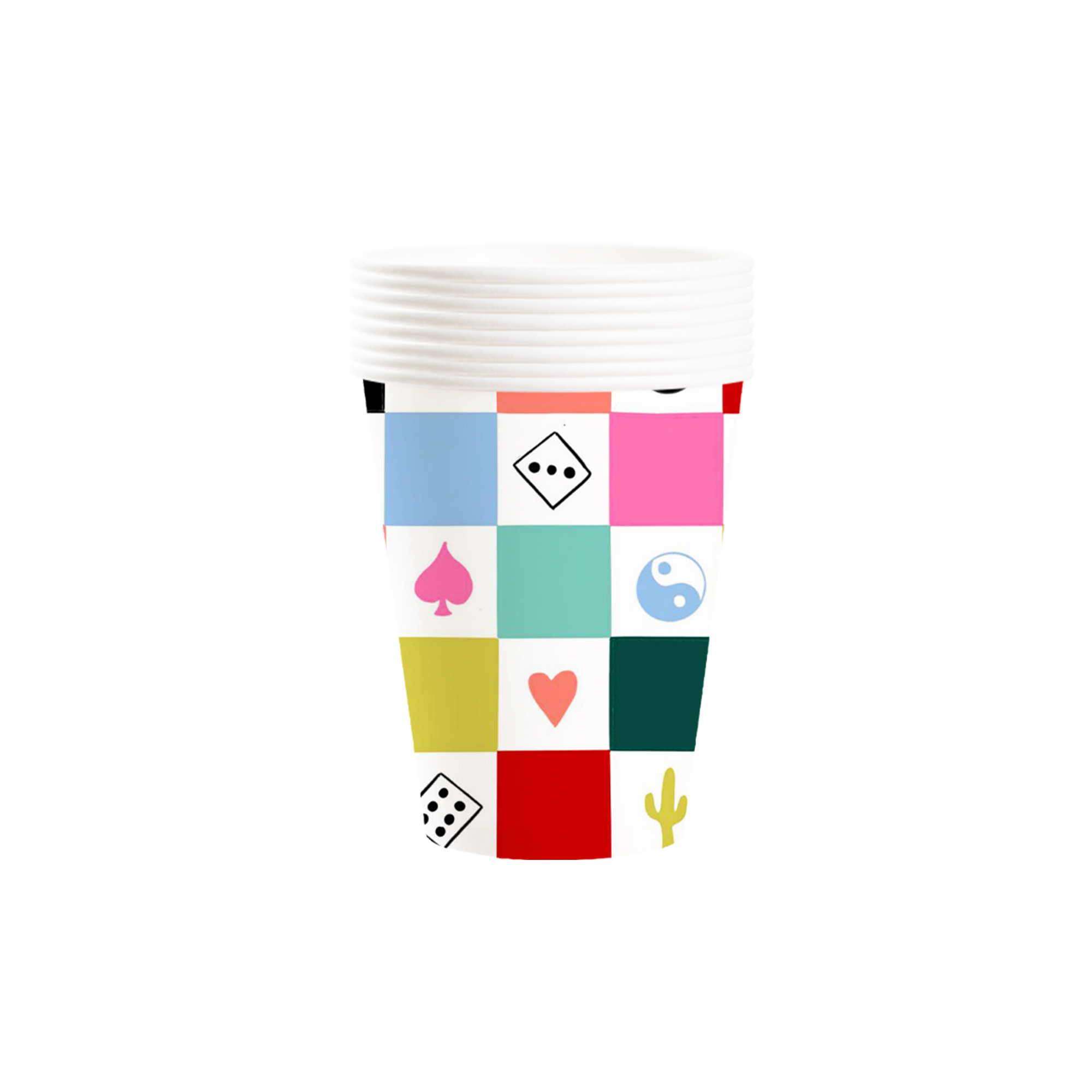 Chessboard Board Game Paper Cup