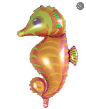 Children Theme Hippocampus Foil Balloon